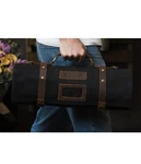 Asaya Chef Knife Roll Bag - 15 Slot Pockets For Knives And Kitchen Utensils. Fixed Price $49.99.