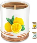 Happy 7.6 Extra Large Kitchen Utensil Holder Porcelain 360 Rotating Ute.... Fixed Price $51.10.