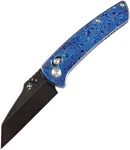 Kansept Knives Main Street Crosslock Timascus Blue Folding Knife - K1015M1. Fixed Price $431.75.