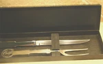 Cutlery Carving Set Towle Silversmiths Byfield Box Stainless Blade #15. Fixed Price $18.99.