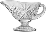 Clear Crystal Gravy Sauce Boat Diamond Cut Seriving Dish Godinger Dublin. Fixed Price $24.99.