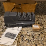 Mercer Culinary M10000 Triple Diamond Three-stage Electric Knife Sharpener. Fixed Price $205.99.