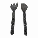 Wilton Armetale Reggae Large Salad Serving Set Silver 13". Fixed Price $24.99.