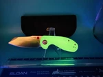 Cjrb Maileah Linerlock Glow The Dark G10 Folding AR-RPM9 Pocket Knife 1918GD. Fixed Price $38.99.