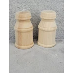 Unfinished Wooden Salt Pepper Shakers Set Craft Supply Kitchen Decor. Fixed Price $11.98.