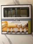 Rsvp Endurance Stainless Steel Cheese 6 1/4 Knife Set Of 5 - B1. Fixed Price $9.99.
