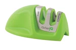 Kitchen Iq Edge Grip 2-STAGE Knife Sharpener, Green. Fixed Price $9.95.
