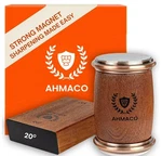Rolling Knife Sharpener Kit With Magnetic Wooden Base Diamond & Ceramic. Fixed Price $54.29.