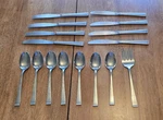 16 Pcs Retroneu Maxima Pattern 18/8 Stainless Spoons Knives Meat Fork. Fixed Price $9.00.