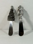 Holiday Stainless Steel Christmas Tree Toy Soldier Spread Utensil Butter Knife. Fixed Price $10.88.