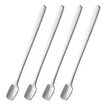 4PCS Espresso 5.9 Inches Stainless Steel Square Coffee Silver. Fixed Price $12.45.