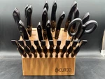 Cutco Signature Set With Steak Knives And Wooden Block 24 Piece !read!. Fixed Price $1450.00.