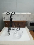 Nib Badash Crystal Punch Bowl Label SR739 18-145. Fixed Price $50.00.