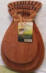 True Bamboo Pineapple Cutting Boards Set (3). Fixed Price $14.58.