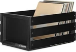 Navaris Record Crate - Vinyl Album Storage Holder Box Wooden Case Black. Fixed Price $66.30.