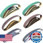 Tockrop 24 Pack 1/2" X 10" Knife Sharpener Sander Belt Kit For Work Wscmb. Fixed Price $17.09.