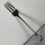 Hanford Forge HAF9 Salad Fork Stainless 18/8 Loop Four Twist. Fixed Price $12.79.