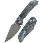 Kansept Fenrir Folding Knife Lightning Ti Handle Damascus Harpoon K1034V10. Fixed Price $179.89.