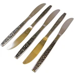 Pageant Harvest Modern Solid Knives (set Of 5) Stainless, Vintage Flatware. Fixed Price $24.70.