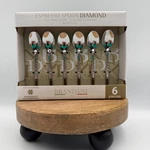 Brandani Italy Espresso Spoons Diamond Set Of Six High Quality Stainless Steel. Fixed Price $19.99.