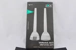 Modern Meets Traditional 2 Piece Salad Servers Set By Zack - New. Fixed Price $35.00.