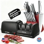Kitool Electric Knife Sharpener Dual-sided 3-STAGE 100 Diamond. Fixed Price $140.98.