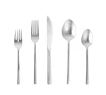 Fortessa Arezzo 5 Piece Brushed Stainless Steel Flatware Set Service 1. Fixed Price $75.19.