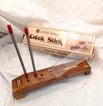 Two Stage Crock Stick Knife & Scissors Sharpner 2 Rod System Ls Lansky Lcpro. Fixed Price $22.66.
