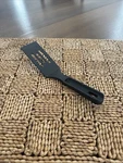 The Pampered Chef Mini Black Nylon Serving Spatula #2438. Fixed Price $7.99.