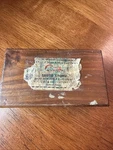 Vtg Case Hard Arkansas Natural Sharpening Oil Stone Wooden Box Bradford Pennsylv. Fixed Price $29.99.