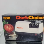 Chefs Choice Model 300 Electric Diamond Hone Knife Sharpener W/box & Instruction. Fixed Price $22.00.