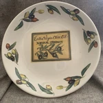 Rosanna Pasta Bowl Server Hand Painted Label Feature Olives & Leaves 10. Fixed Price $24.99.