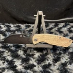 New Kansept Knives Convict Linerlock Brown T1023A1. Fixed Price $51.00.