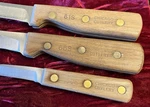 Lot Vtg Chicago Cutlery Knives Knife 61S, 66S, 100S 7 - 10.5 13" Wood Usa. Fixed Price $34.99.