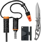 Gerber 31-004134 In The Field Kit Pocket Knife, Fire Starter/whistle & Sharpener. Fixed Price $29.95.