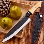 Texas Gift Shop Custom Handmade D2 Tool Steel Kitchen Chef Knife GG-56. Fixed Price $40.00.