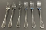 Wallace WAS159 Glossy Outline 18/10 Stainless Flatware Salad Set Of 6. Fixed Price $23.99.