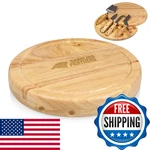 Picnic Time Carolina Panthers Circo Cheese Board Tool Set 854-00-505-053-2. Fixed Price $97.98.