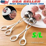 Stainless Steel Meatball Scoop Maker For Cake Ice Cream Melon Kitchen Tool Tongs. Fixed Price $6.32.