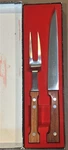 Vtg 1970S Dansk Carving Set(gunnar Cyren)cutlery Knife & Fork W/box-style B212NA. Fixed Price $16.44.