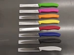 Victorinox Swiss Made 4 Inch Blade Kitchen Paring Knife - Serrated With Point. Fixed Price $14.99.