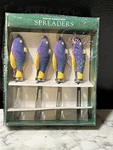 1995, Fish Gourmet Boston Warehouse Stainless Steel Spreaders Utensils New. Fixed Price $8.00.