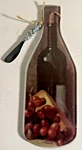 Classic Cabernet Wine Bottle Cheese Server Tempered Glass Cutting Board. Fixed Price $17.97.