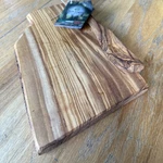 Arte Legno Italy Solid Olive Wood Cheese/cutting Serving Board & Knife 10. Fixed Price $22.50.