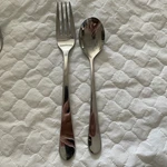 Gourmet Settings Windermere 18/10 Stainless Steel Flatware Fork & Spoon. Fixed Price $15.00.