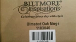 Caffco International Biltmore Inspirations Collection Olmsted Oak Mugs, Set Of 2. Fixed Price $29.99.