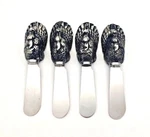 Dellarobbia Spreaders Set Of 4 Stainless Steel Turkey Handles Boston Warehouse. Fixed Price $18.00.