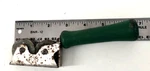 Ace Mfg Roller Pull Thru Kitchen Knife Sharpener Good Patina Green Handle Mcm. Fixed Price $5.50.