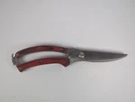 Ergo Chef Crimson Heavy Duty Poultry Shears With G-10 Handle German Stainless. Fixed Price $12.09.