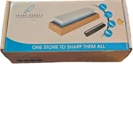 Pebble Premium Double-sided Sharpening Stone #1000/#6000 White/blue W/ An. Fixed Price $19.99.